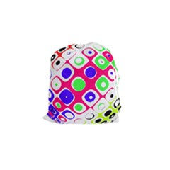 Color Ball Sphere With Color Dots Drawstring Pouches (small)  by Nexatart