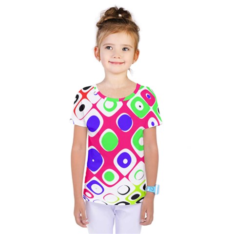 Color Ball Sphere With Color Dots Kids  One Piece Tee by Nexatart