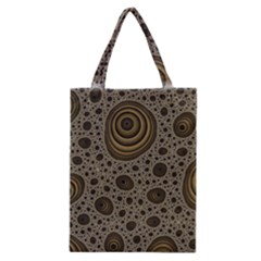 White Vintage Frame With Sepia Targets Classic Tote Bag by Nexatart