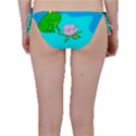 Frog Flower Lilypad Lily Pad Water Bikini Bottom View2