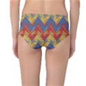 Aztec South American Pattern Zig Zag Mid-Waist Bikini Bottoms View2