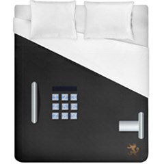 Safe Vault Strong Box Lock Safety Duvet Cover (california King Size) by Nexatart