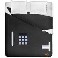 Safe Vault Strong Box Lock Safety Duvet Cover Double Side (california King Size) by Nexatart