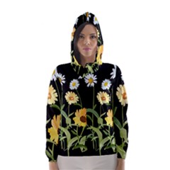 Flowers Of The Field Hooded Wind Breaker (women)