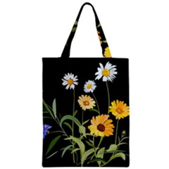 Flowers Of The Field Zipper Classic Tote Bag by Nexatart