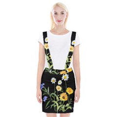 Flowers Of The Field Suspender Skirt by Nexatart