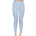 Light Blue Hexagon Leggings  View1