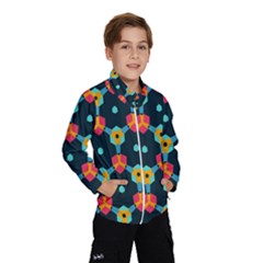 Connected Shapes Pattern          Wind Breaker (kids) by LalyLauraFLM