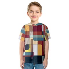 Patchwork Kids  Sport Mesh Tee