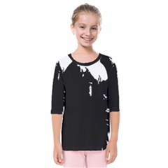 Abstraction Kids  Quarter Sleeve Raglan Tee