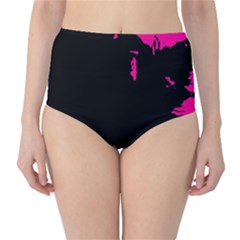 Abstraction High-waist Bikini Bottoms by Valentinaart