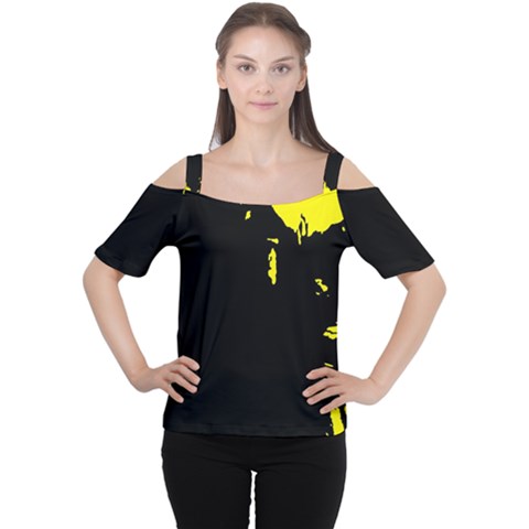 Abstraction Women s Cutout Shoulder Tee by Valentinaart