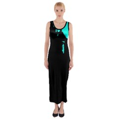 Abstraction Fitted Maxi Dress by Valentinaart