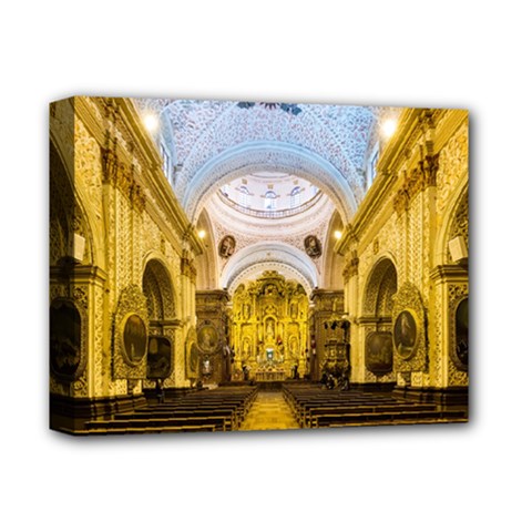 Church The Worship Quito Ecuador Deluxe Canvas 14  X 11  by Nexatart