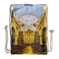 Church The Worship Quito Ecuador Drawstring Bag (large) by Nexatart