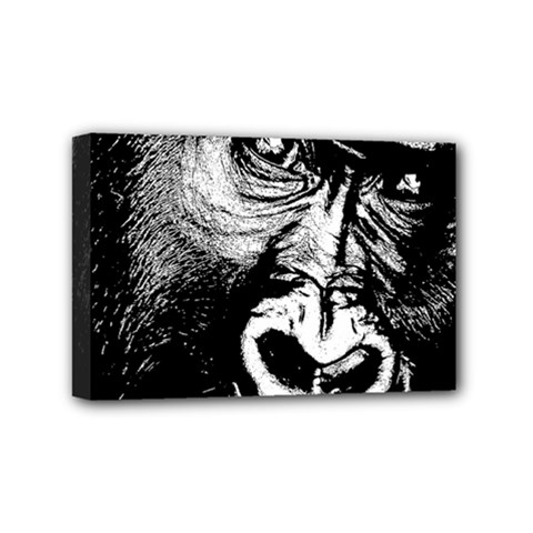 Gorilla Mini Canvas 6  X 4  by Valentinaart