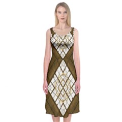 Steel Glass Roof Architecture Midi Sleeveless Dress by Nexatart