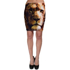 Lion  Bodycon Skirt by Valentinaart