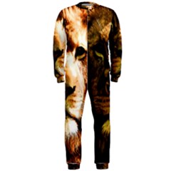 Lion  Onepiece Jumpsuit (men)  by Valentinaart