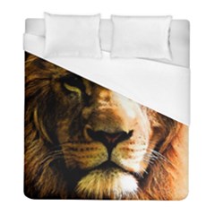 Lion  Duvet Cover (full/ Double Size) by Valentinaart