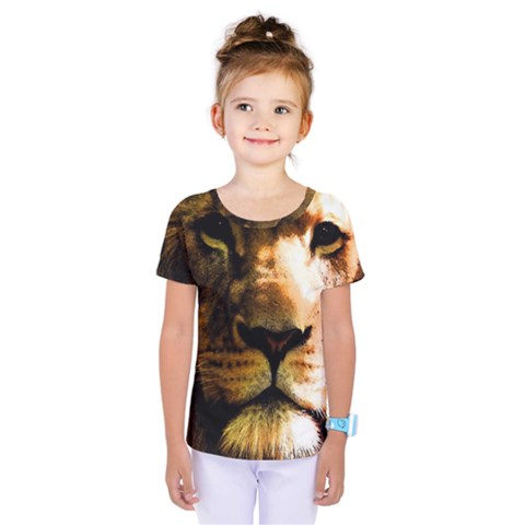 Lion  Kids  One Piece Tee by Valentinaart