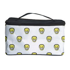 Angry Emoji Graphic Pattern Cosmetic Storage Case by dflcprints