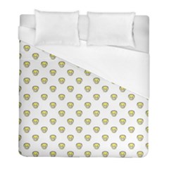 Angry Emoji Graphic Pattern Duvet Cover (full/ Double Size) by dflcprints