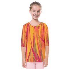 Pattern Kids  Quarter Sleeve Raglan Tee