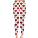 Emoji Heart Shape Drawing Pattern Leggings  View1