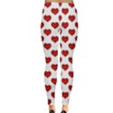 Emoji Heart Shape Drawing Pattern Leggings  View2