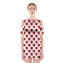 Emoji Heart Shape Drawing Pattern Shoulder Cutout One Piece View1