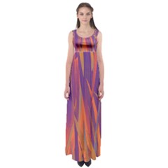 Pattern Empire Waist Maxi Dress by Valentinaart