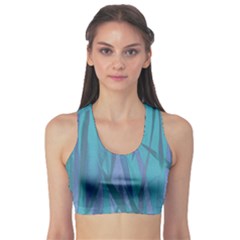 Pattern Sports Bra by Valentinaart