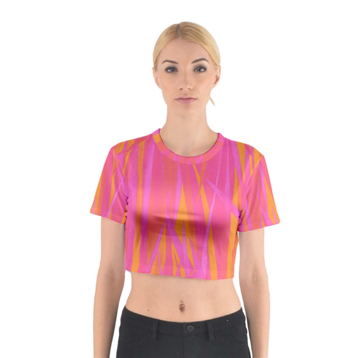 Pattern Cotton Crop Top