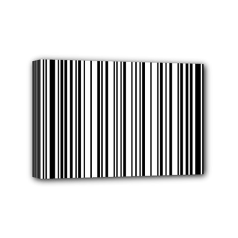 Barcode Pattern Mini Canvas 6  x 4 