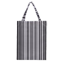 Barcode Pattern Classic Tote Bag