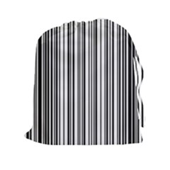 Barcode Pattern Drawstring Pouches (XXL)