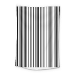 Barcode Pattern Small Tapestry