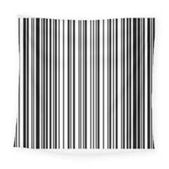 Barcode Pattern Square Tapestry (Large)