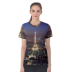 Paris At Night Women s Cotton Tee