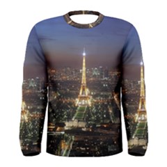 Paris At Night Men s Long Sleeve Tee