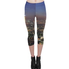 Paris At Night Capri Leggings 