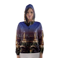 Paris At Night Hooded Wind Breaker (Women)