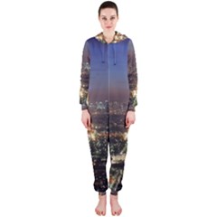 Paris At Night Hooded Jumpsuit (Ladies) 