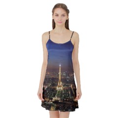 Paris At Night Satin Night Slip