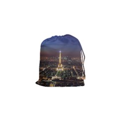 Paris At Night Drawstring Pouches (XS) 