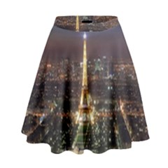 Paris At Night High Waist Skirt