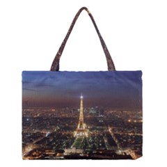 Paris At Night Medium Tote Bag