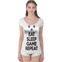 Eat sleep game repeat Boyleg Leotard  View1