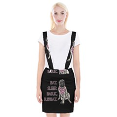 Eat, Sleep, Bark, Repeat Pug Suspender Skirt